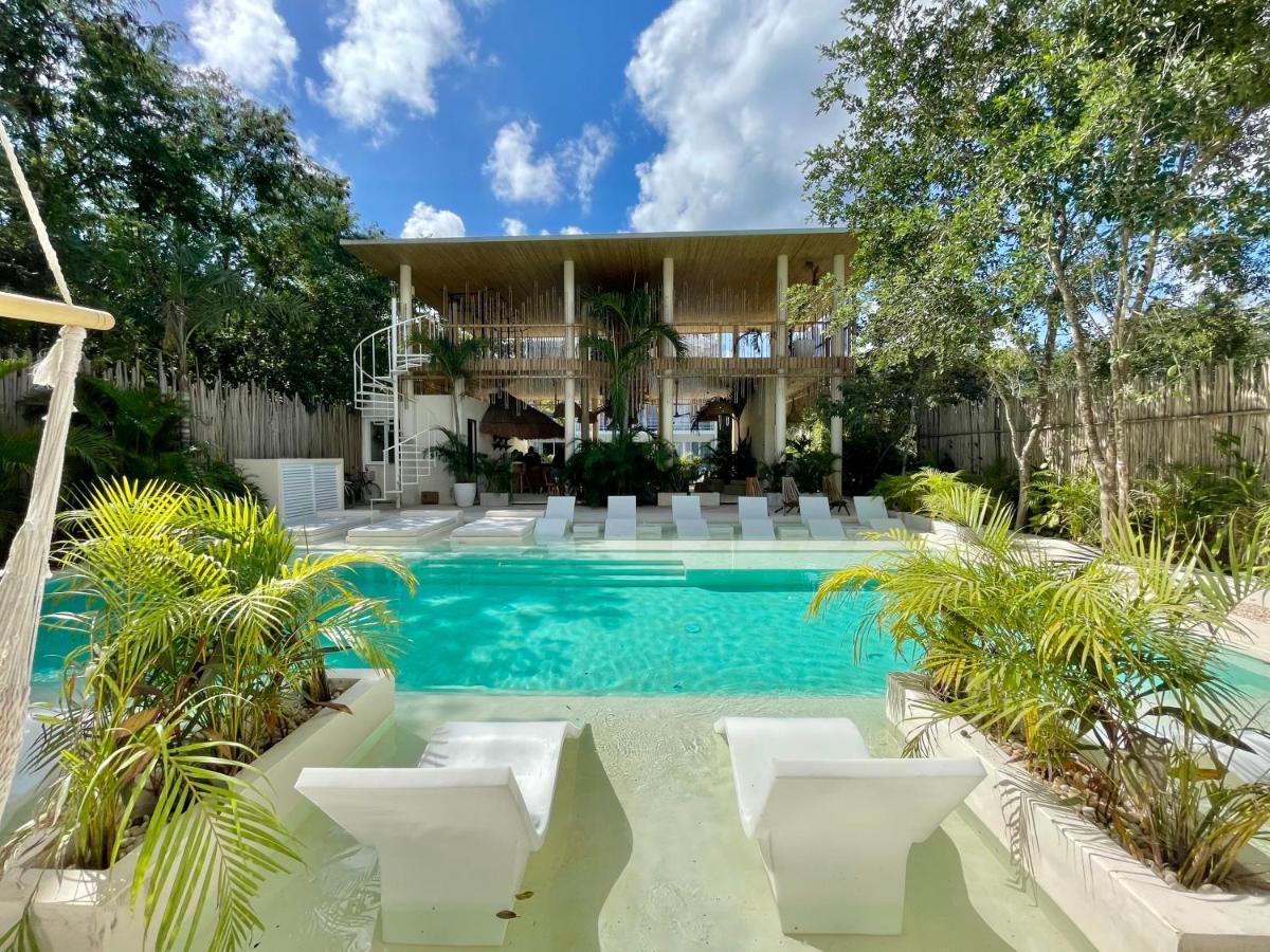 טולום Beautiful Swim-Up Studio With Private Terrace, Pool And Jungle Gym מראה חיצוני תמונה
