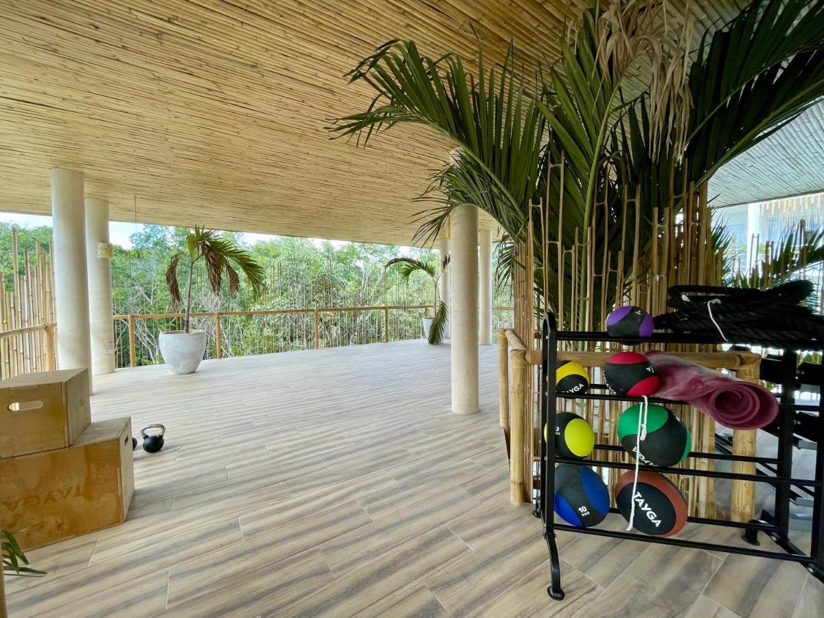 טולום Beautiful Swim-Up Studio With Private Terrace, Pool And Jungle Gym מראה חיצוני תמונה