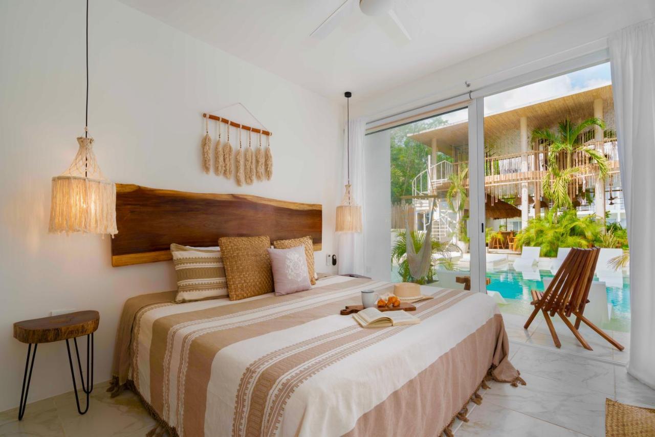 טולום Beautiful Swim-Up Studio With Private Terrace, Pool And Jungle Gym מראה חיצוני תמונה