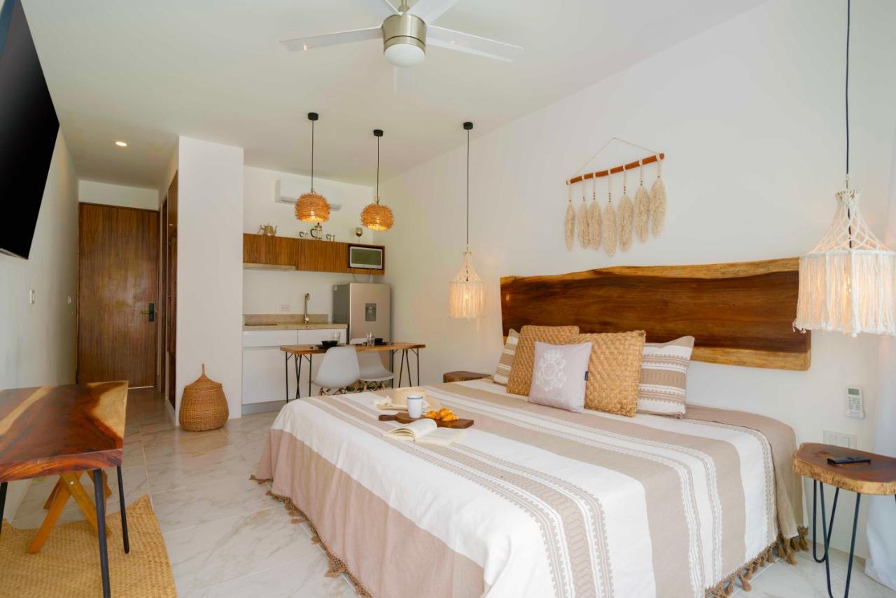 טולום Beautiful Swim-Up Studio With Private Terrace, Pool And Jungle Gym מראה חיצוני תמונה